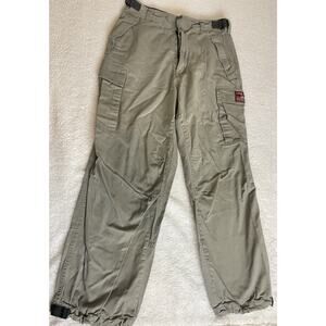 Lava Bay Pants Mens 32X27 Wide Leg Baggy Parachute Cargo Vintage Y2K 2000s